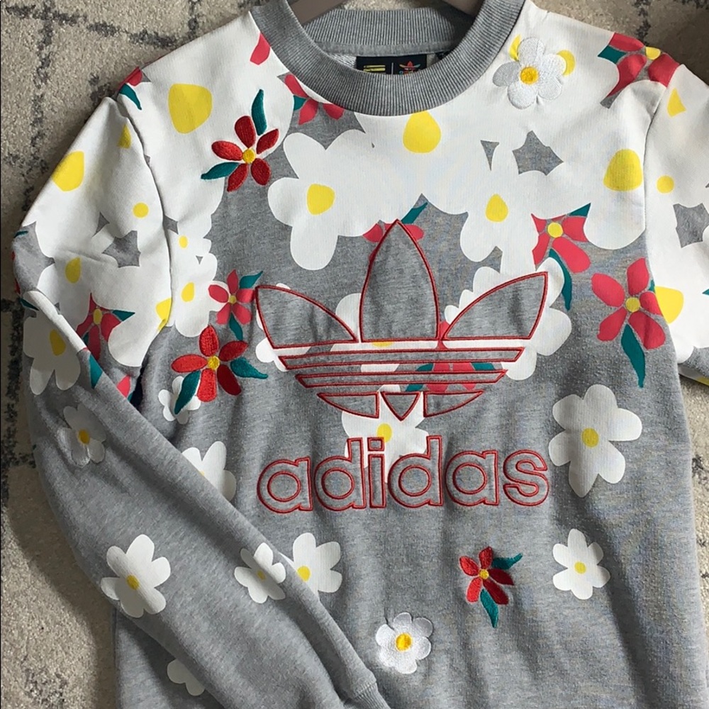 RARE, Pharrell Williams Adidas flower sweater